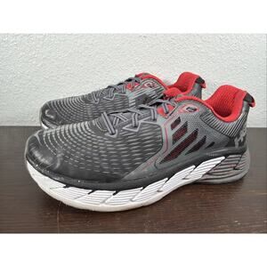 Hoka One One Mens Gaviota 1019623 BFON Black Running Shoes Sneakers Size 10.5 2E